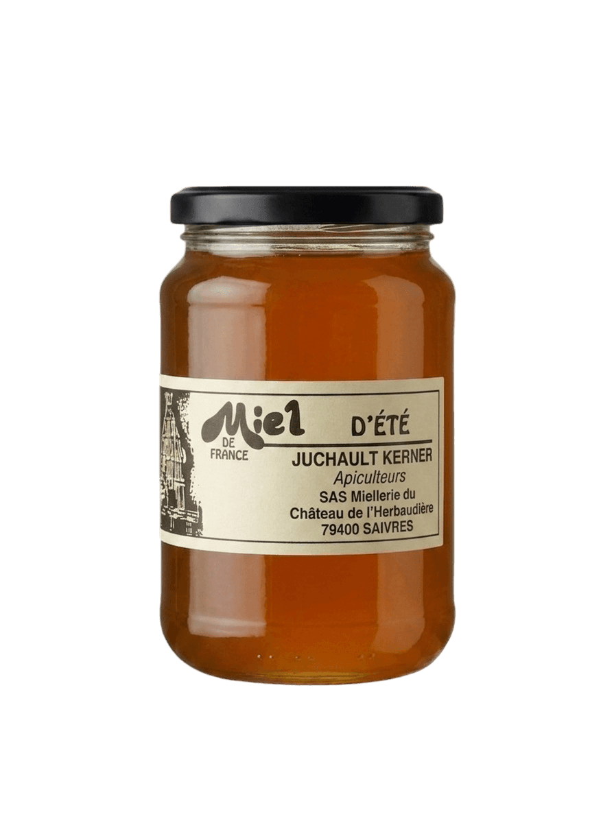 Pot de miel d'été de la miellerie